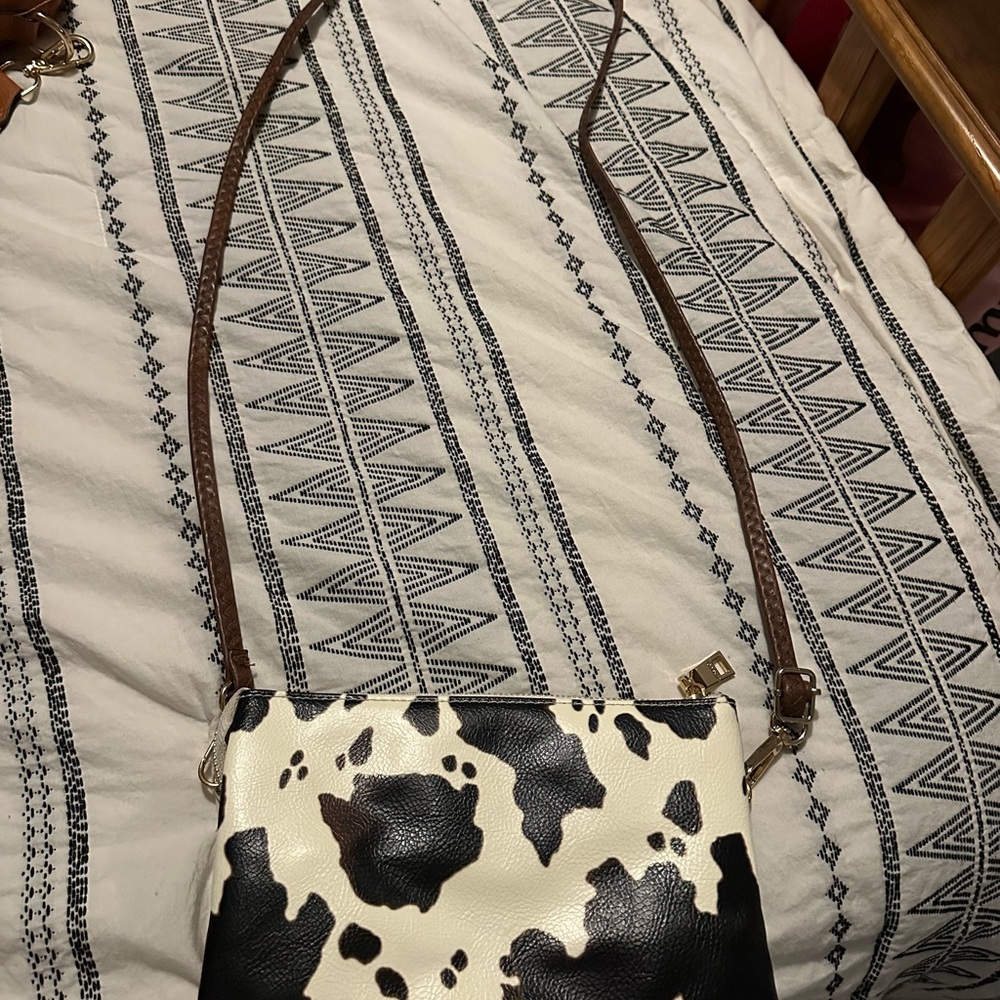 Cow Print Crossbody Bag